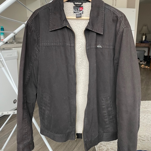 Quicksilver Brown Jacket – Lining inside – Mens size Medium - Picture 2 of 9